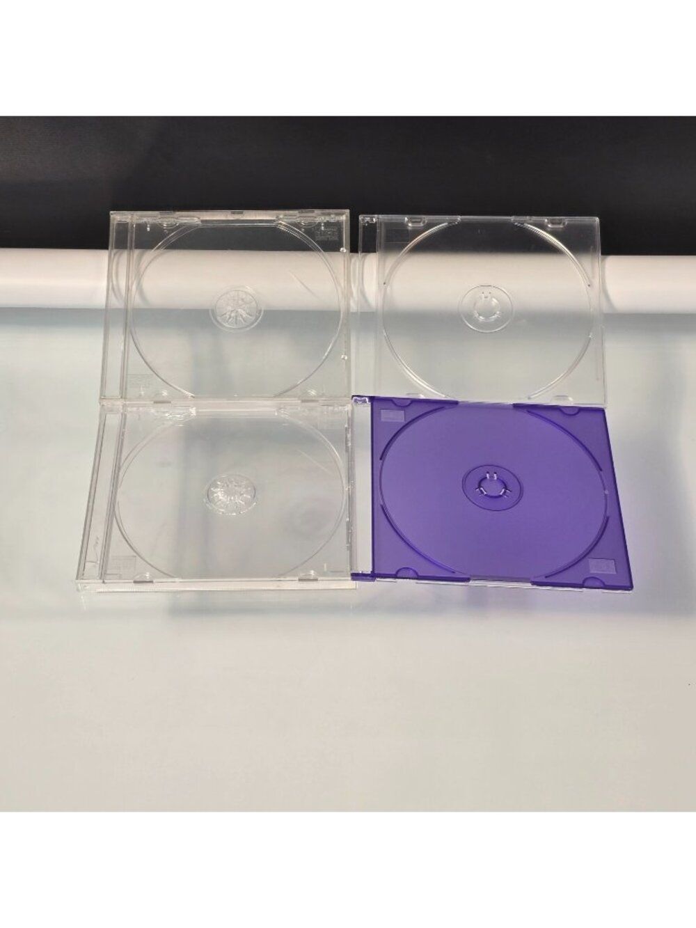 4 STANDARD Clear CD Jewel Cases